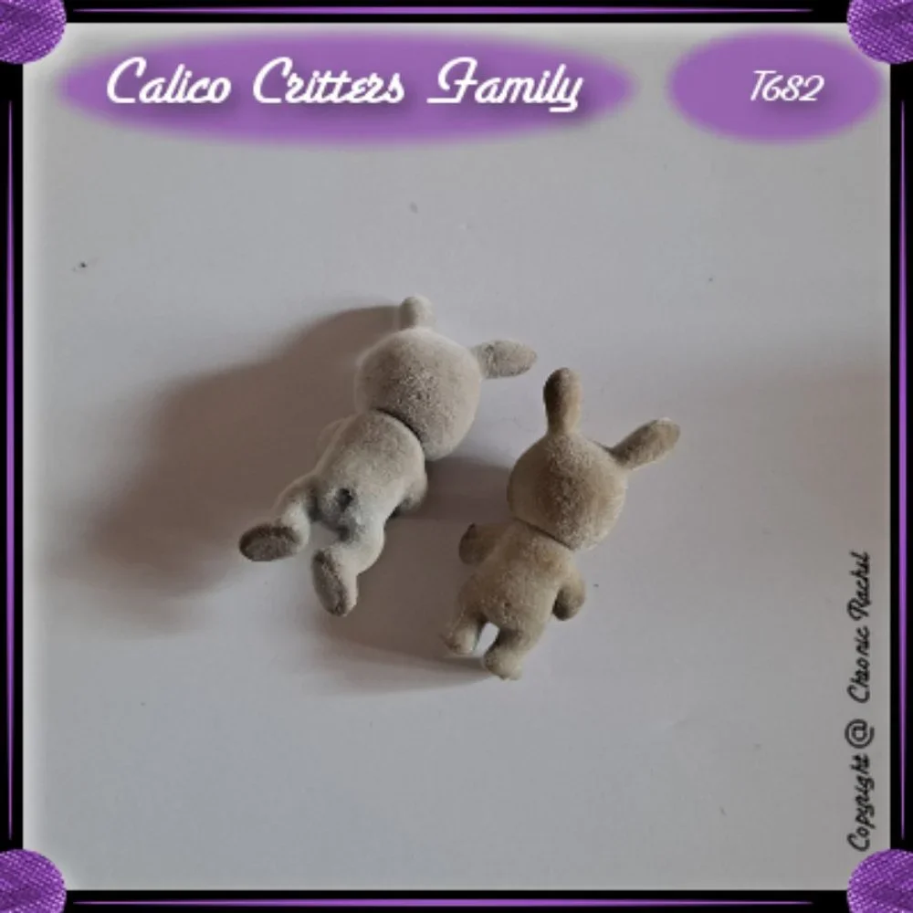 Grey Babblebrook Rabbit Family